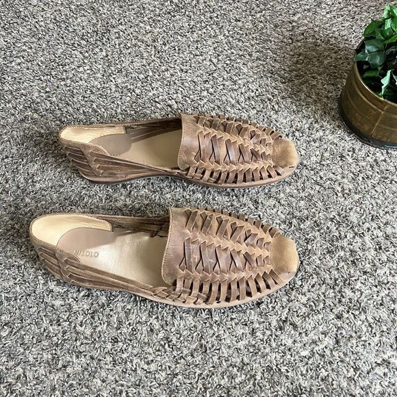 Nisolo Huarache Sandals Mens Size 13 Brown Leather New main image 6